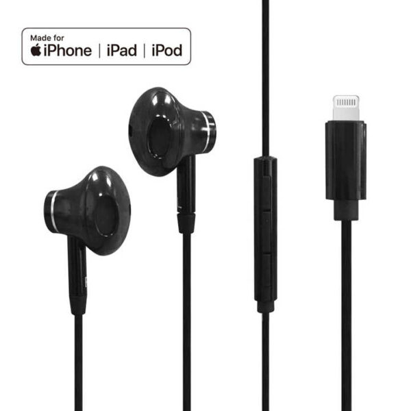 MFI Certified Noise Cancellation Wired Earphones