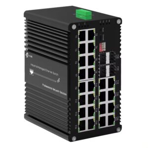 Managed Switch 24 port 1000m RJ45 To 4-Port 1000X SFP Din Rail Industrial 24 Port Gigabit Ethernet Switch
